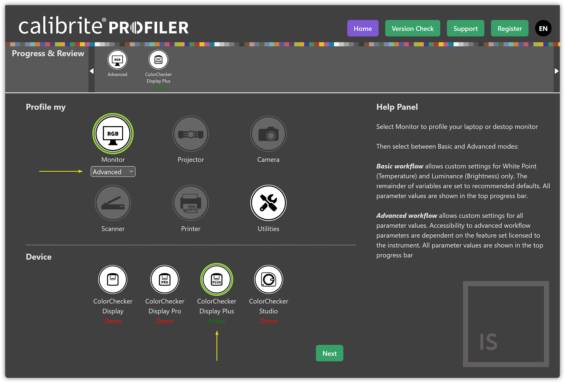 Calibrating Monitors with Calibrite Profiler Image Science