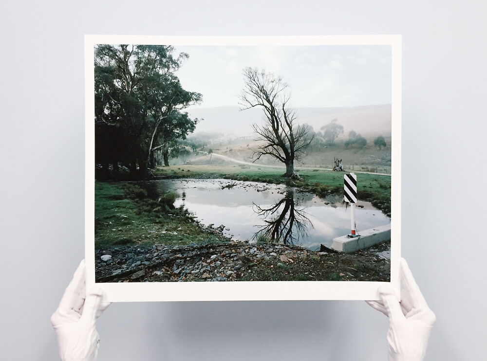 A non-standard print size (48 x 40.5cm) achieved by guillotining after printing on a standard A2 sheet.