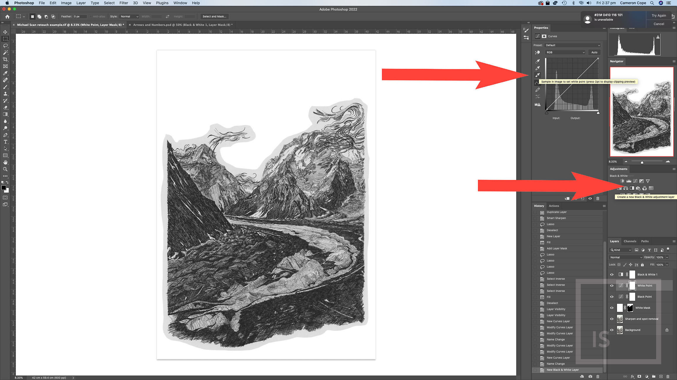 scanned paper effect photoshop