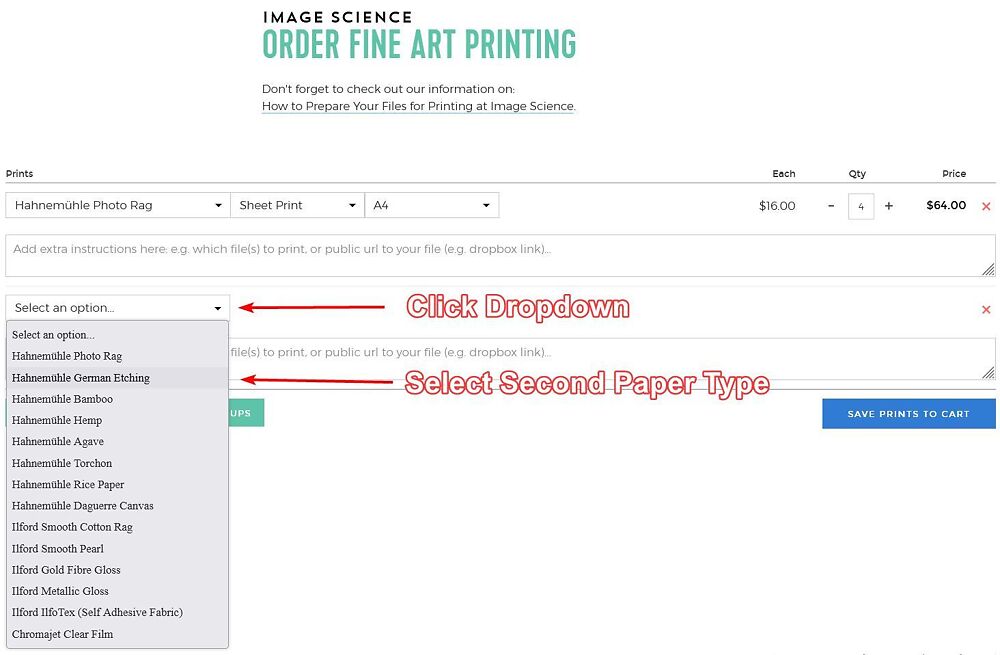 How To Order Prints Image Science