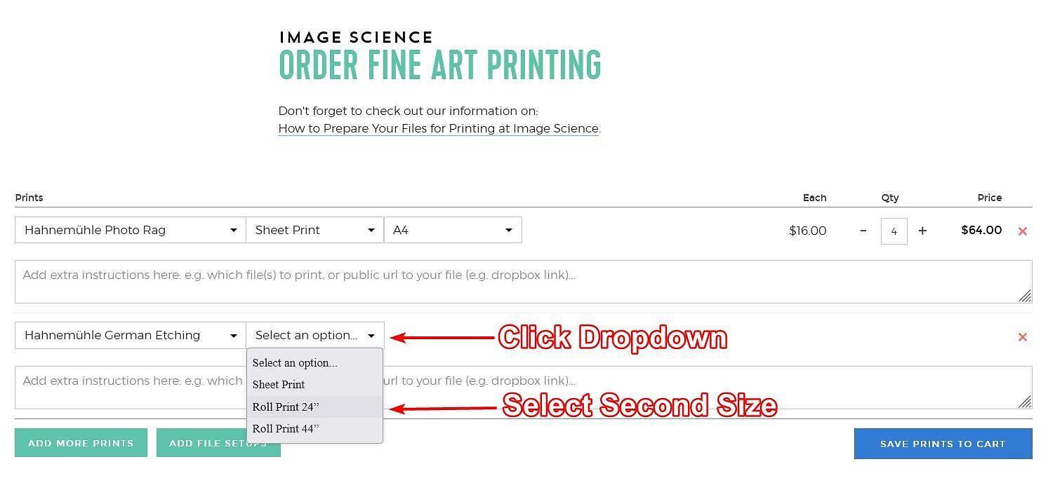 How To Order Prints Image Science