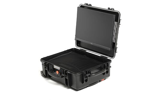 The SW240 mounted in the case