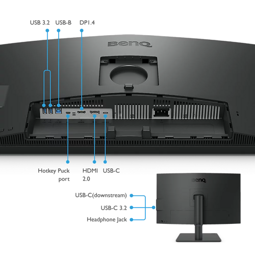 Ben Q PD2706 U 27 Inch Monitor Connectivity Information