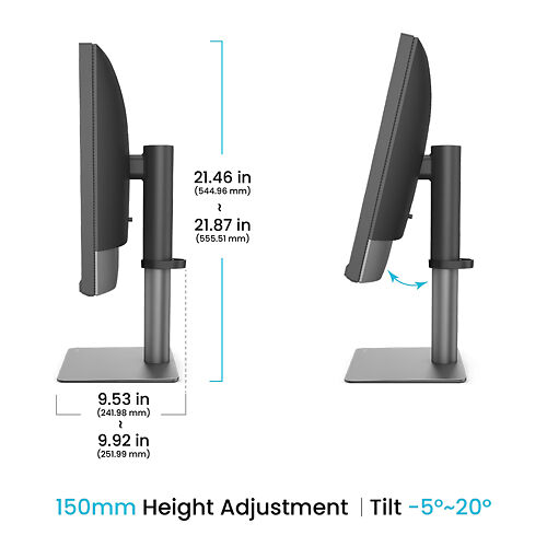 Ben Q PD2730 S Side Height