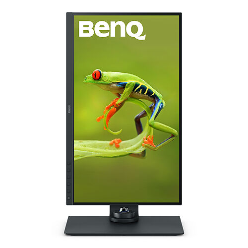Ben Q SW270c 27 Inch Monitor Front Portrait Tilted Screen View