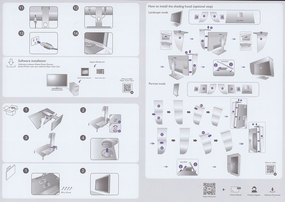 Ben Q SW271c Quick Start Guide Inner