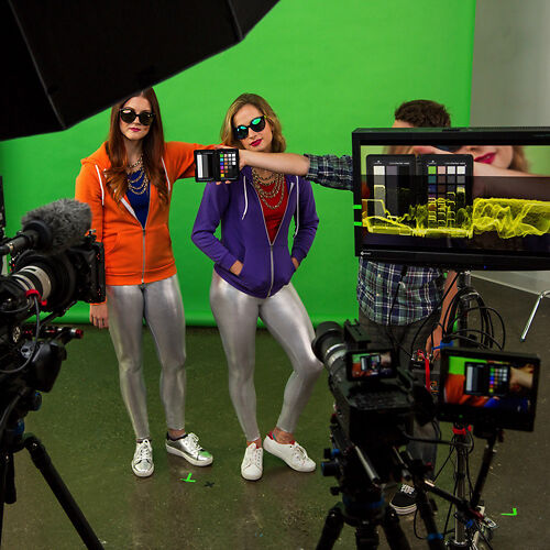 Calibrite Color Checker Passport Video Colour Patches In Use Photo Shoot