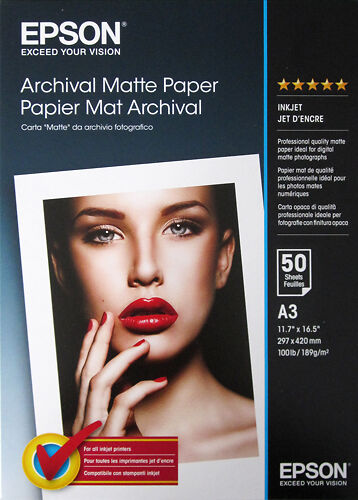 Epson Archival  Matte A3