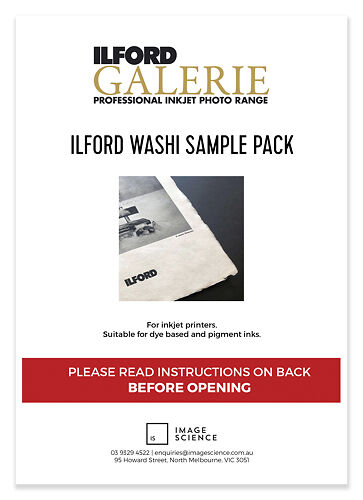 Ilford Galerie Washi Inkjet Paper Sample Pack Master Image