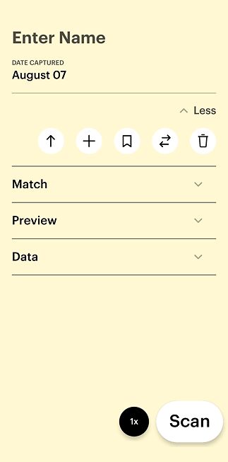 Buttons to export data, save to a collection, favourite, compare, or delete