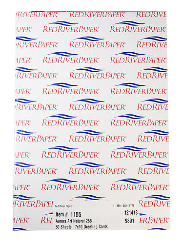 Red River Cards Aurora Art Natural 300gsm Box