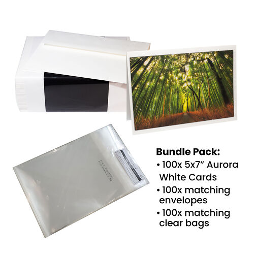 Red River Aurora White Fine Art Cards Bundle Master Image