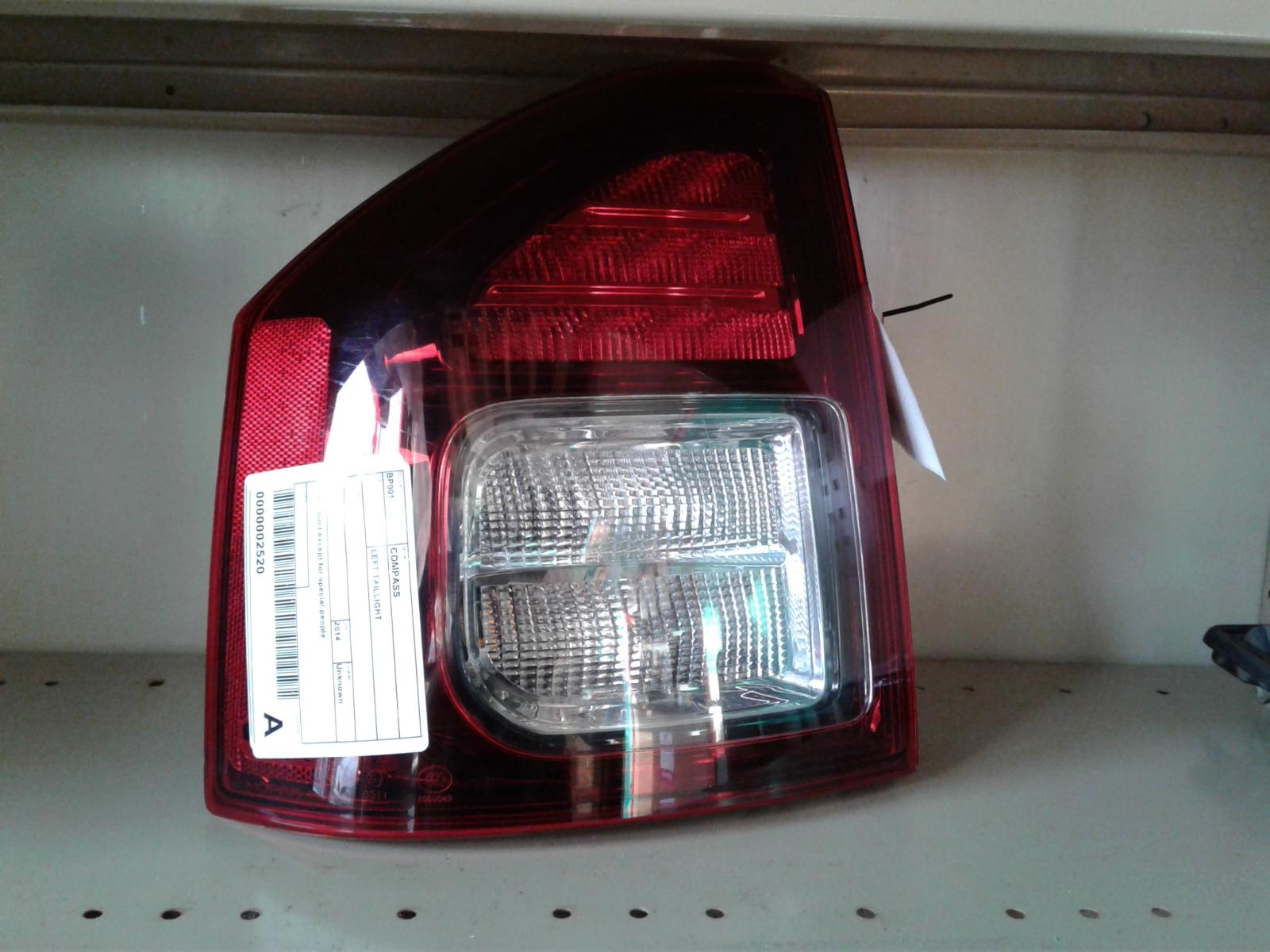 View Auto part Left Taillight Jeep Compass 2014
