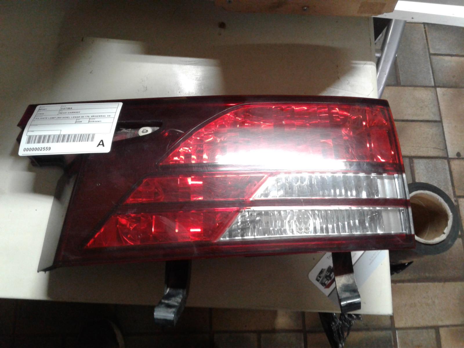 View Auto part Rear Garnish Toyota Estima 2004