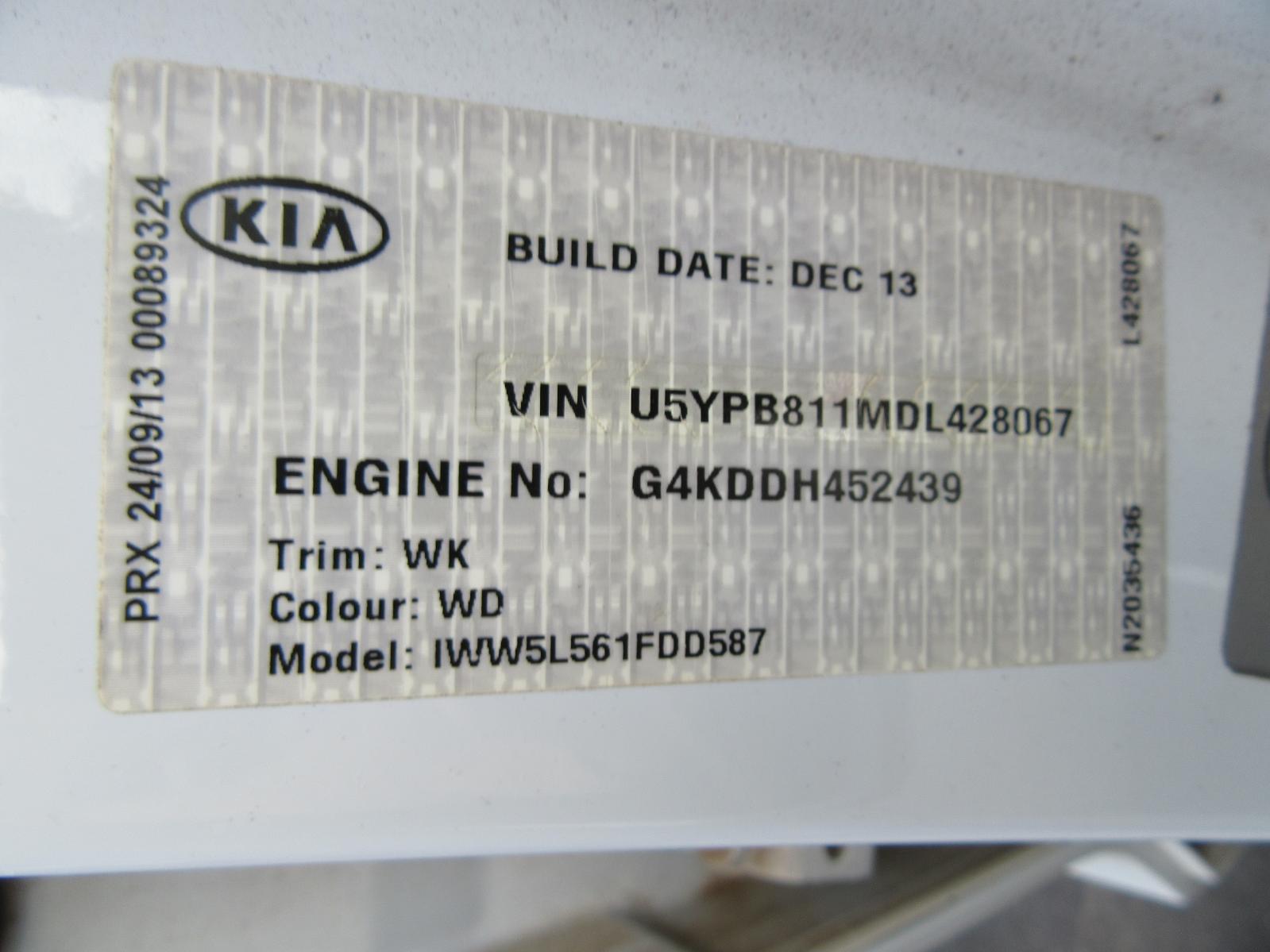 View Auto part Right Taillight Kia Sportage 2014