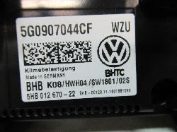View Auto part Heater/Ac Controls Volkswagen Golf 2016