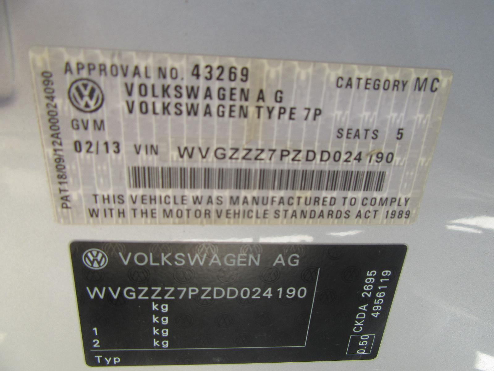 View Auto part Pedal Assembly Volkswagen Touareg 2013