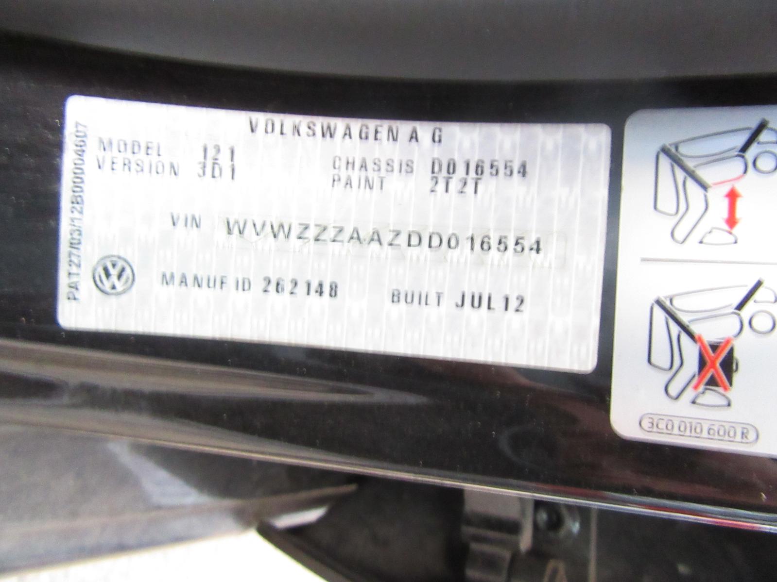 View Auto part Left Taillight Volkswagen Up 2012