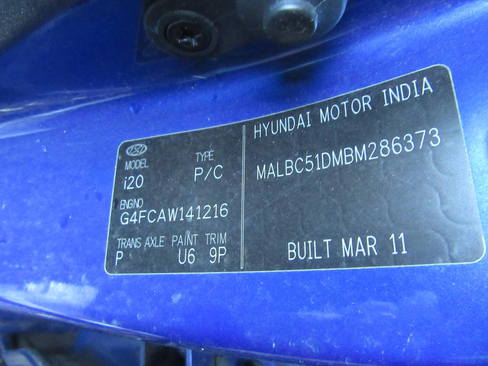 View Auto part Right Taillight Hyundai I20 2011