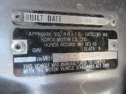 View Auto part Rear Garnish Honda Accord 2004