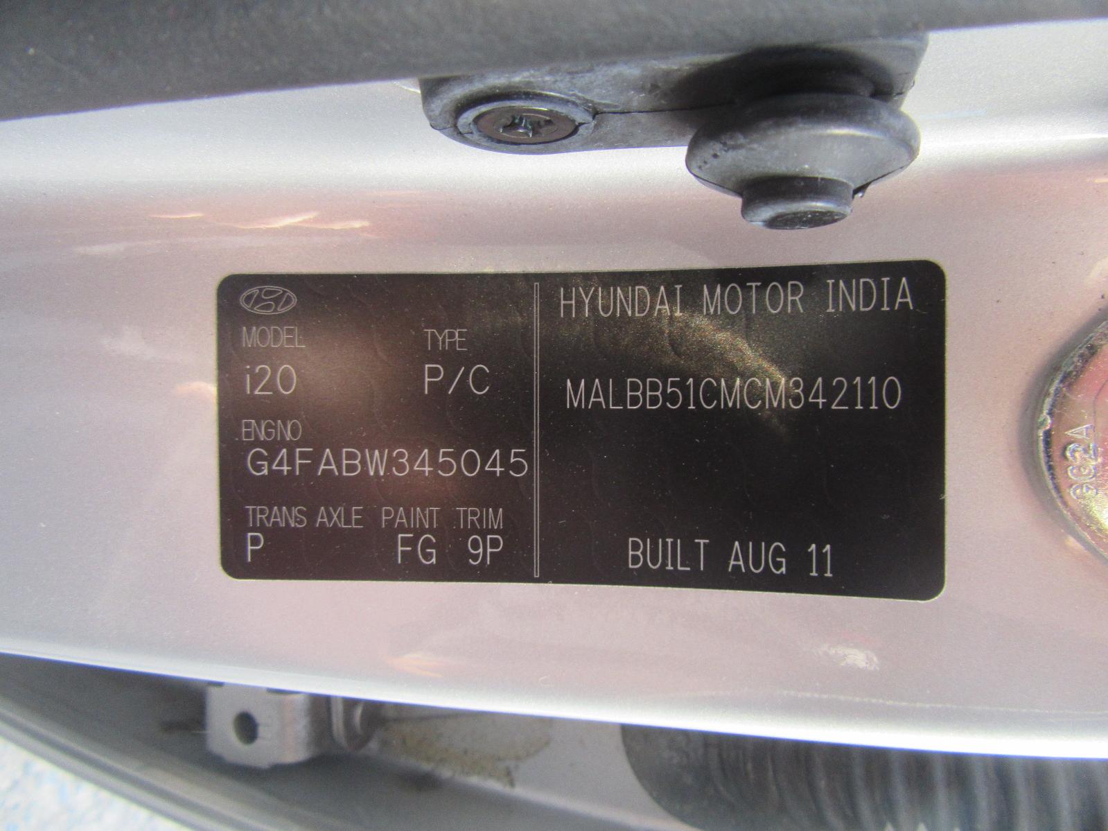 View Auto part Left Guard Hyundai I20 2011