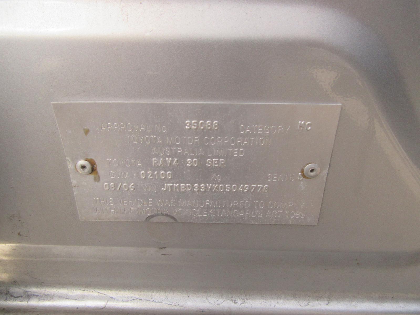 View Auto part Right Front Window Reg/Motor Toyota Rav4 2006