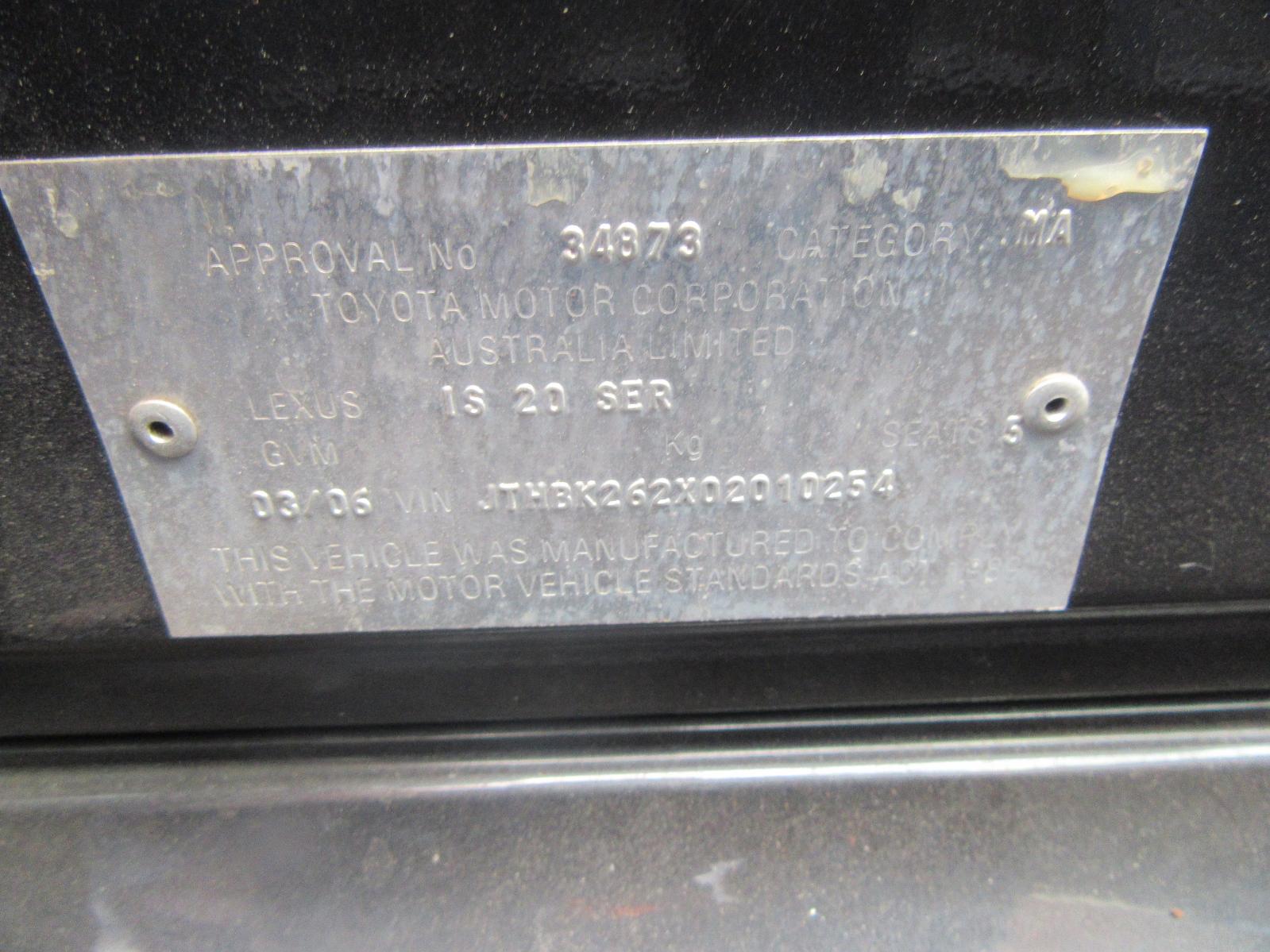View Auto part Right Front Window Reg/Motor Lexus Is250/is250c 2006