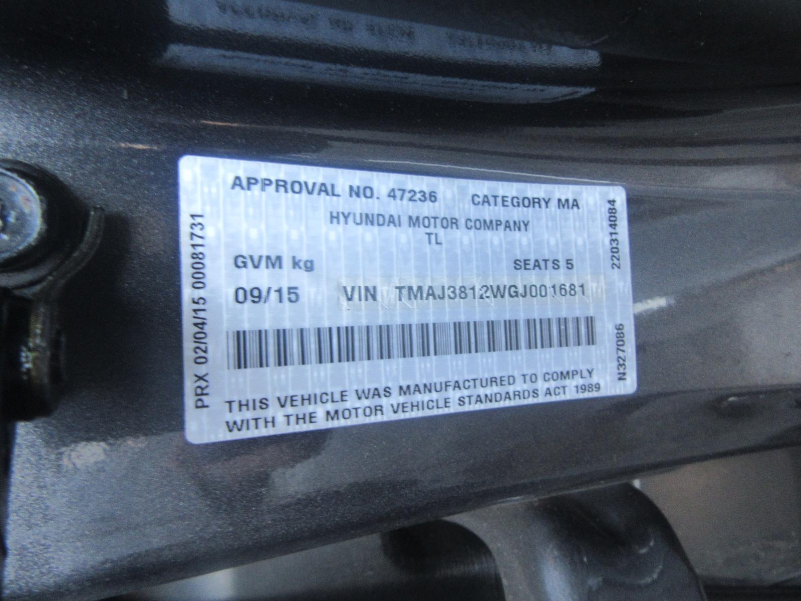 View Auto part Differential Centre Hyundai Tucson 2015