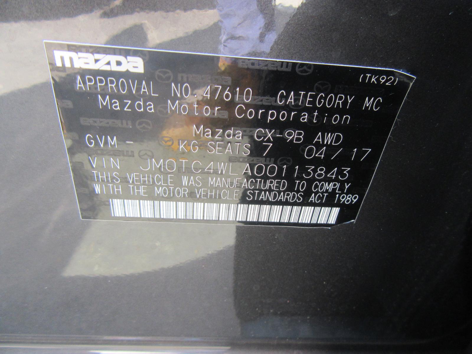 View Auto part Sunvisor Mazda Cx9 2017