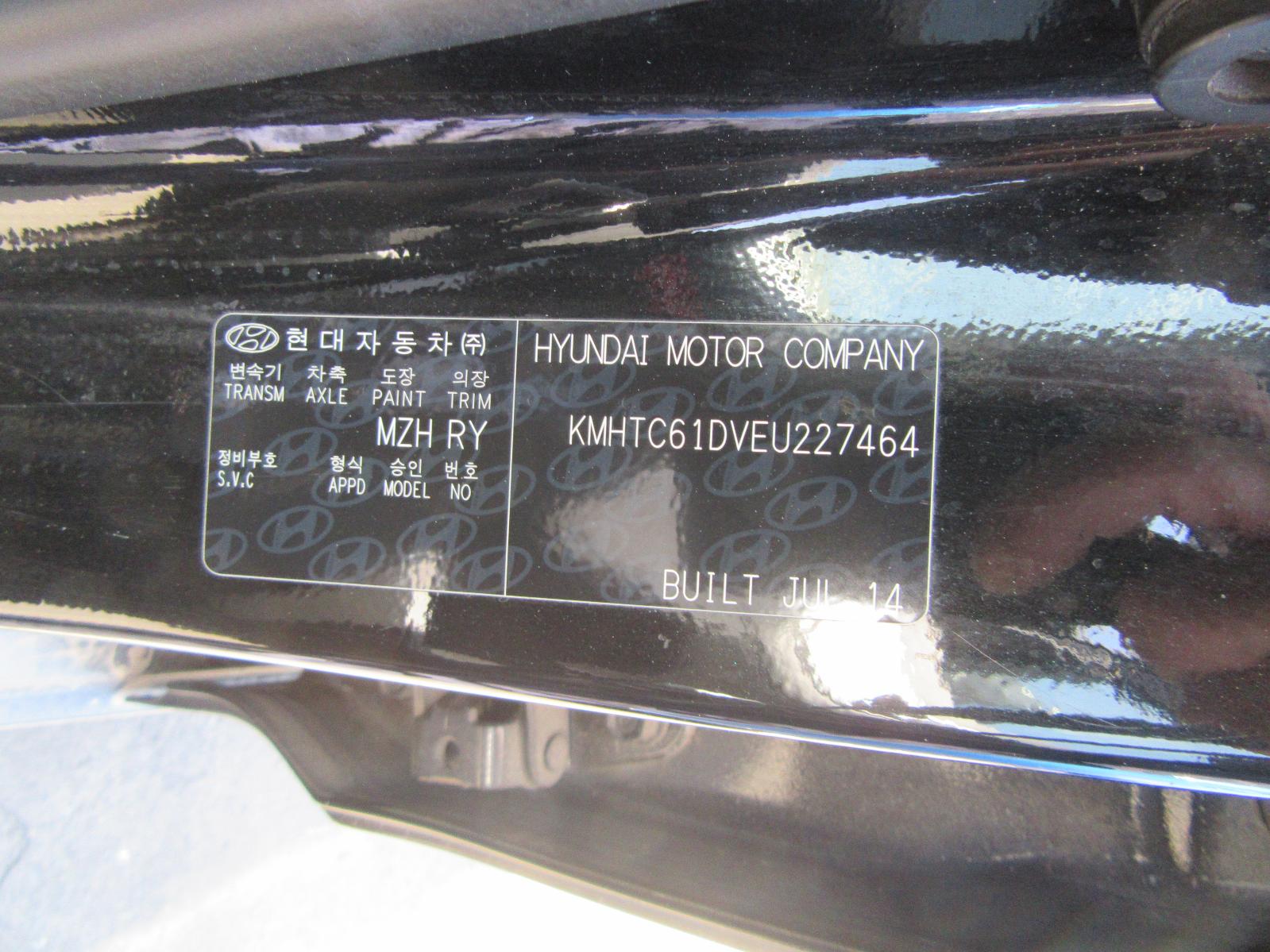 View Auto part Sunvisor Hyundai Veloster 2014