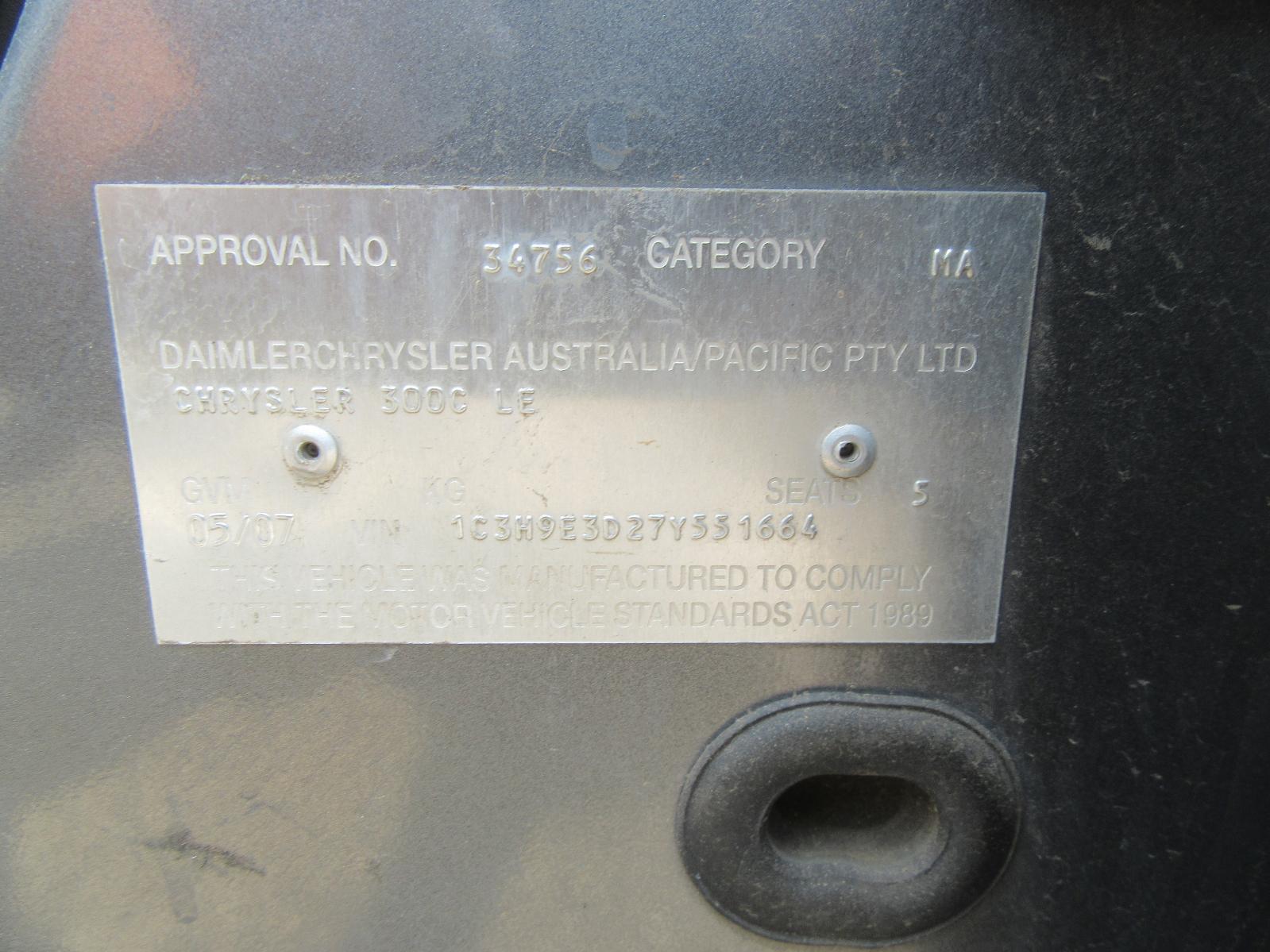 View Auto part Roof Glass/Sunroof/T Chrysler 300c 2007