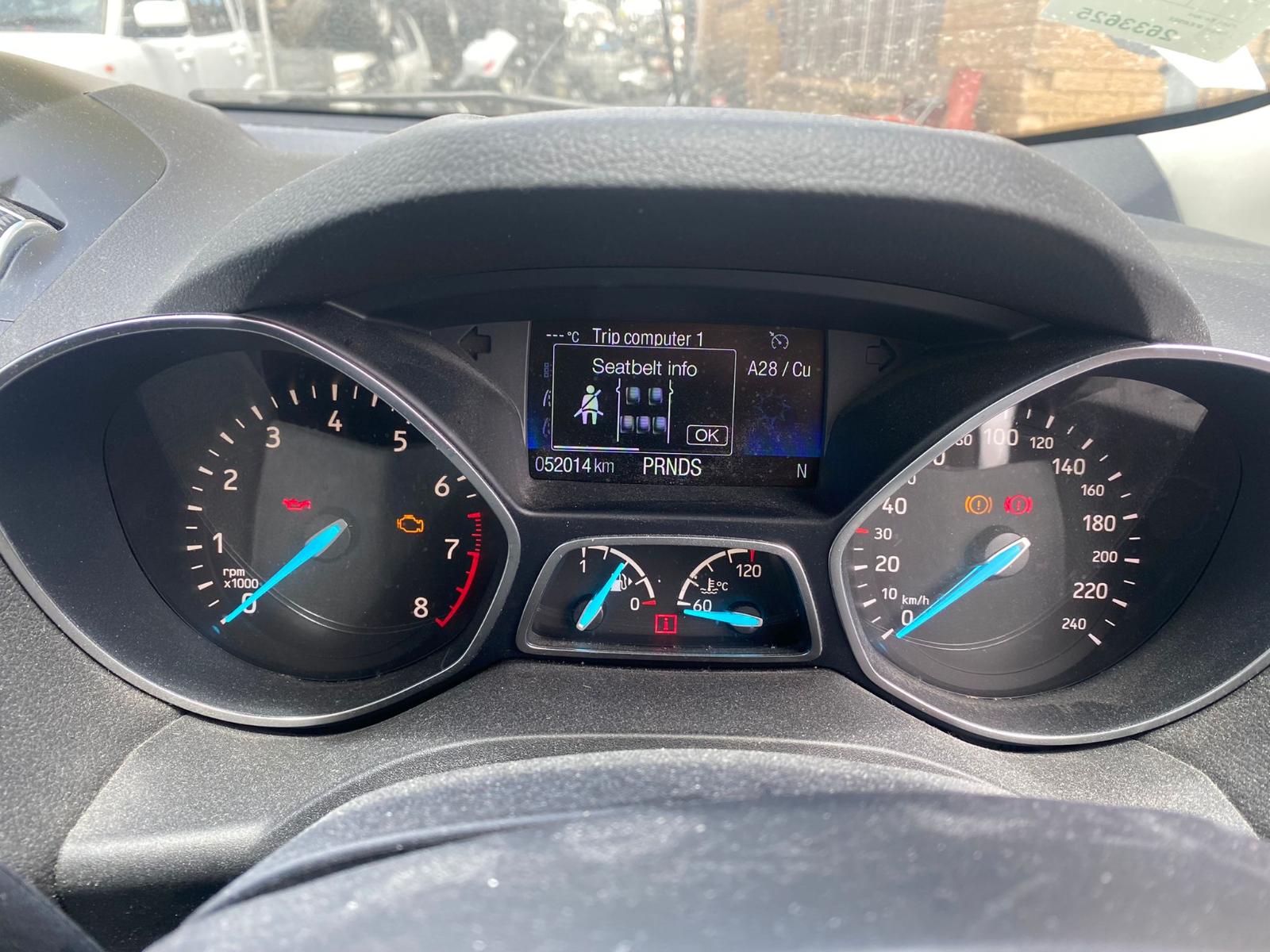 Instrument Cluster Escape Ford 2017