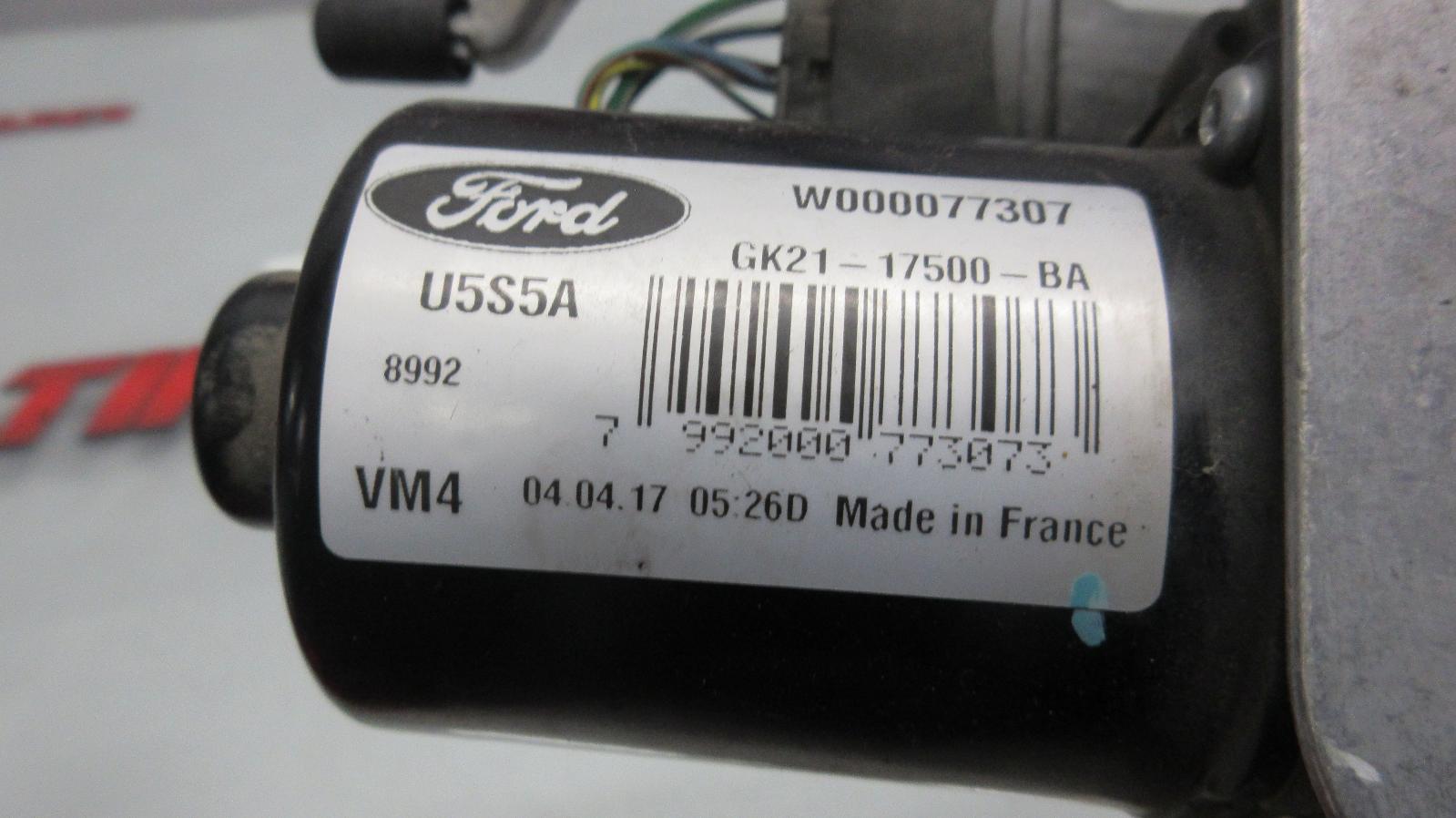 Wiper Motor Transit Custom Ford 2017