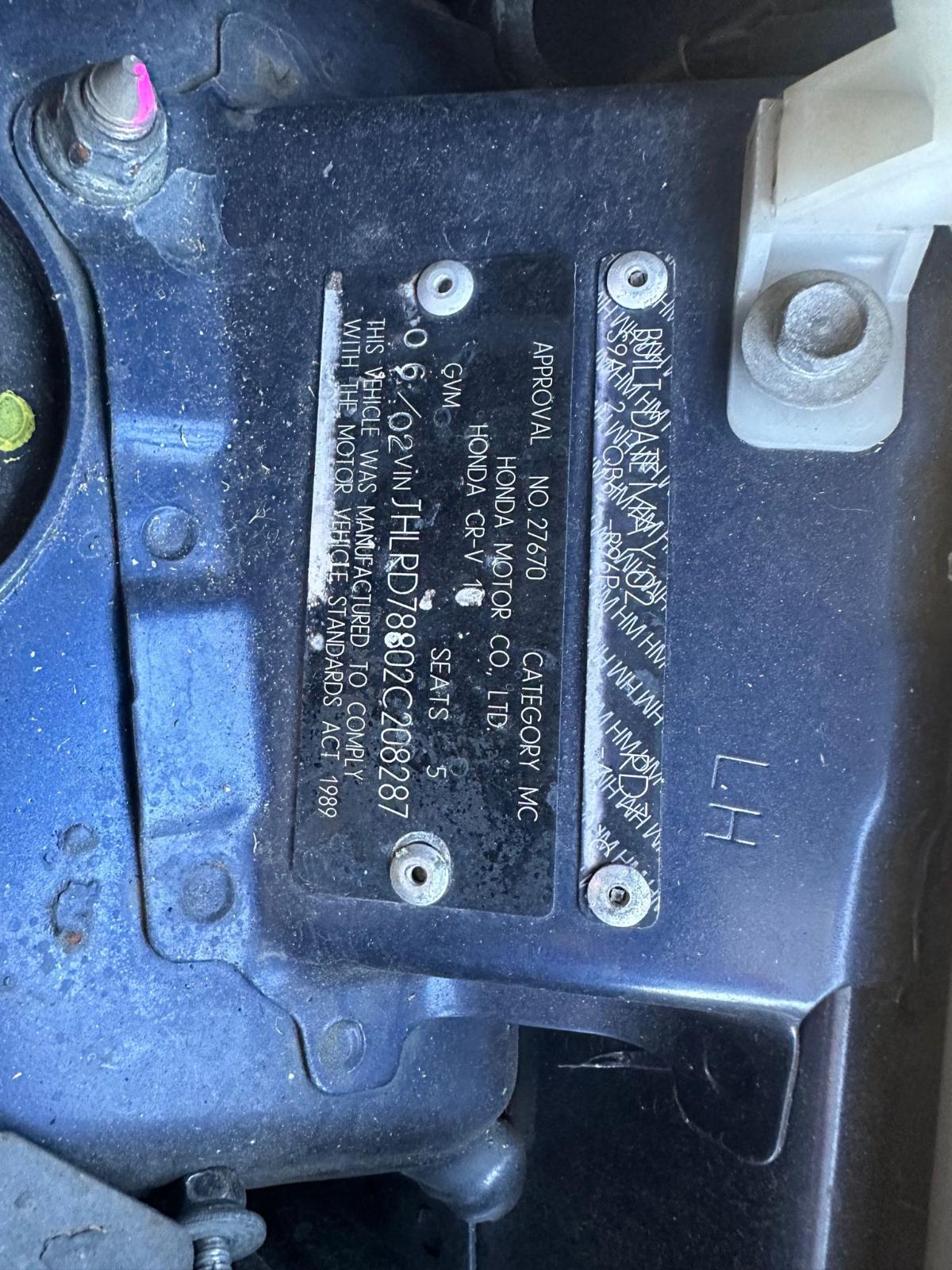 View Auto part Trans/Gearbox Honda Crv 2002