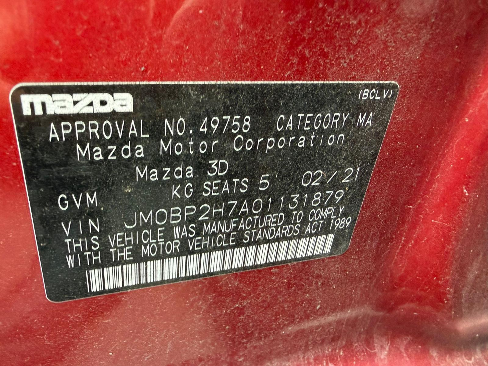 2021 Mazda 3 Right Rear Door Sliding View Auto part Right Rear Door Sliding Mazda 3 2021