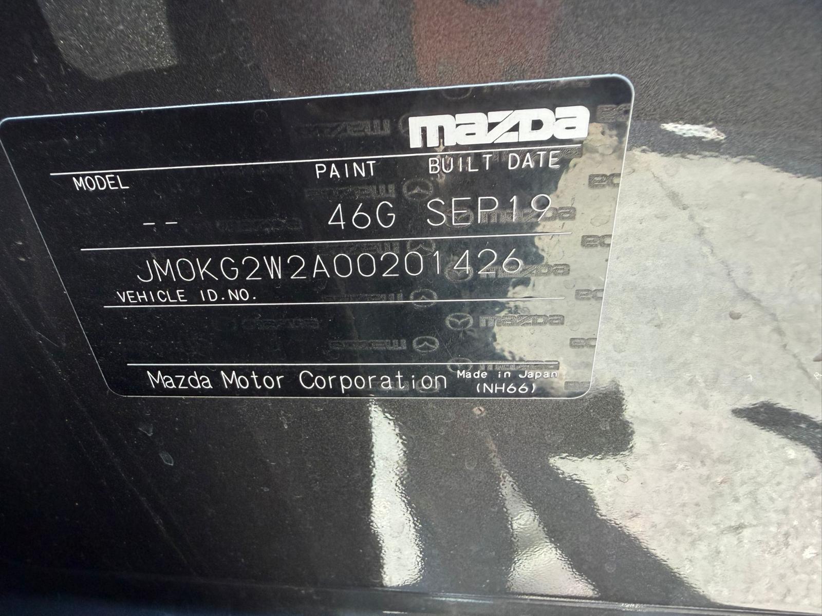 Right Front Door Cx8 Mazda 2019