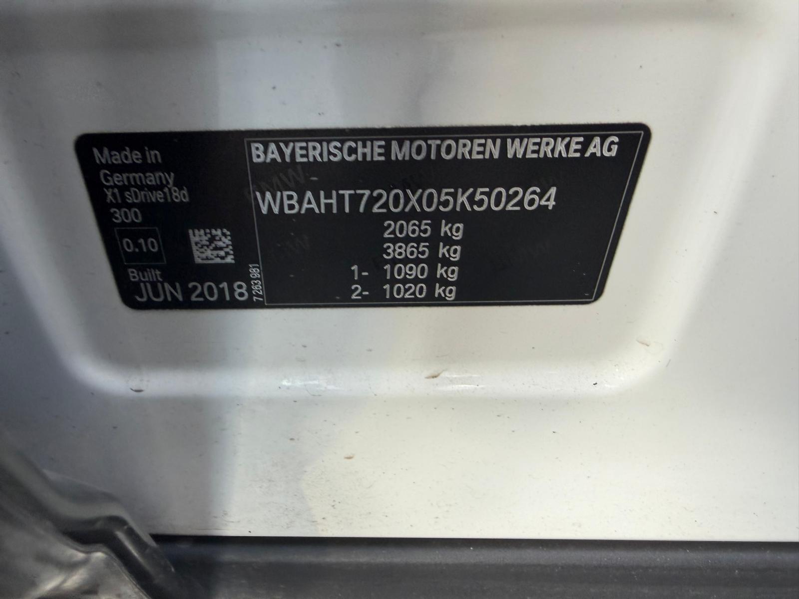 View Auto part Hatch Strut Bmw X1 2017