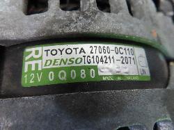 View Auto part Alternator Toyota Hilux 2018