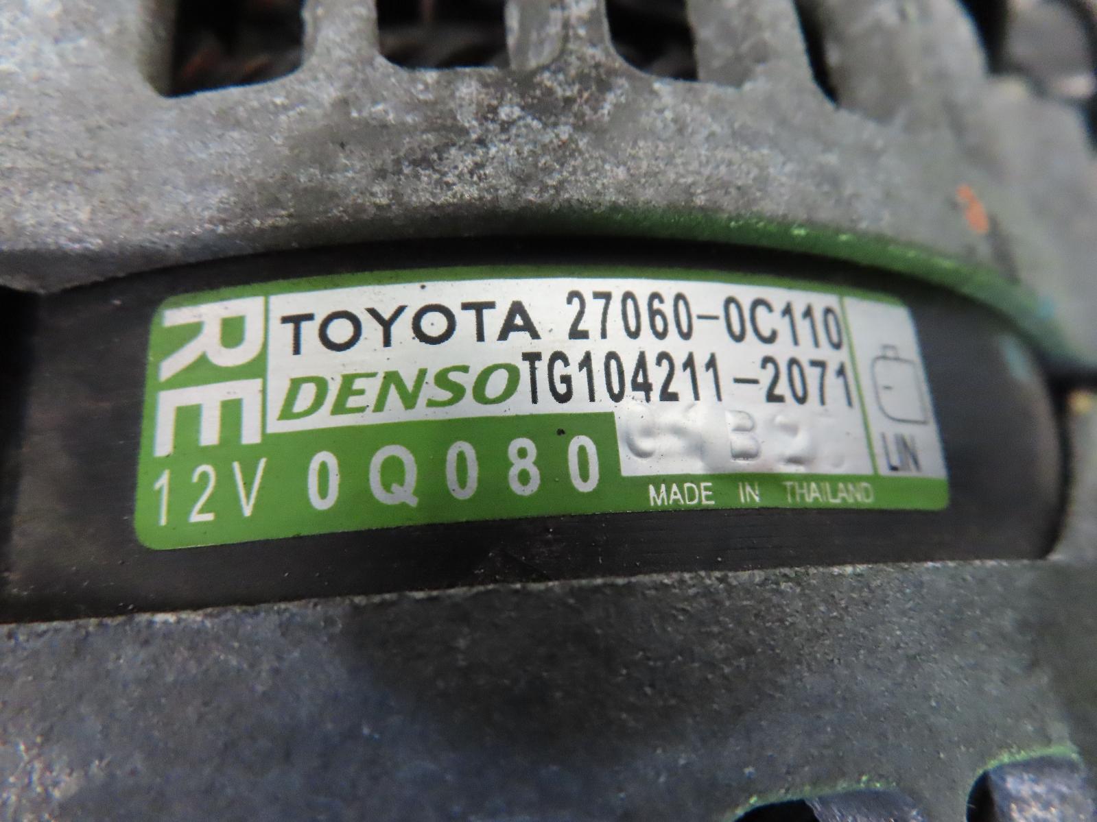 View Auto part Alternator Toyota Hilux 2018
