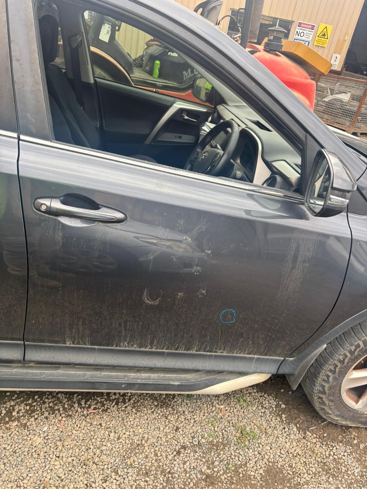 2014 Toyota Rav4 Right Front Door View Auto part Right Front Door Toyota Rav4 2014