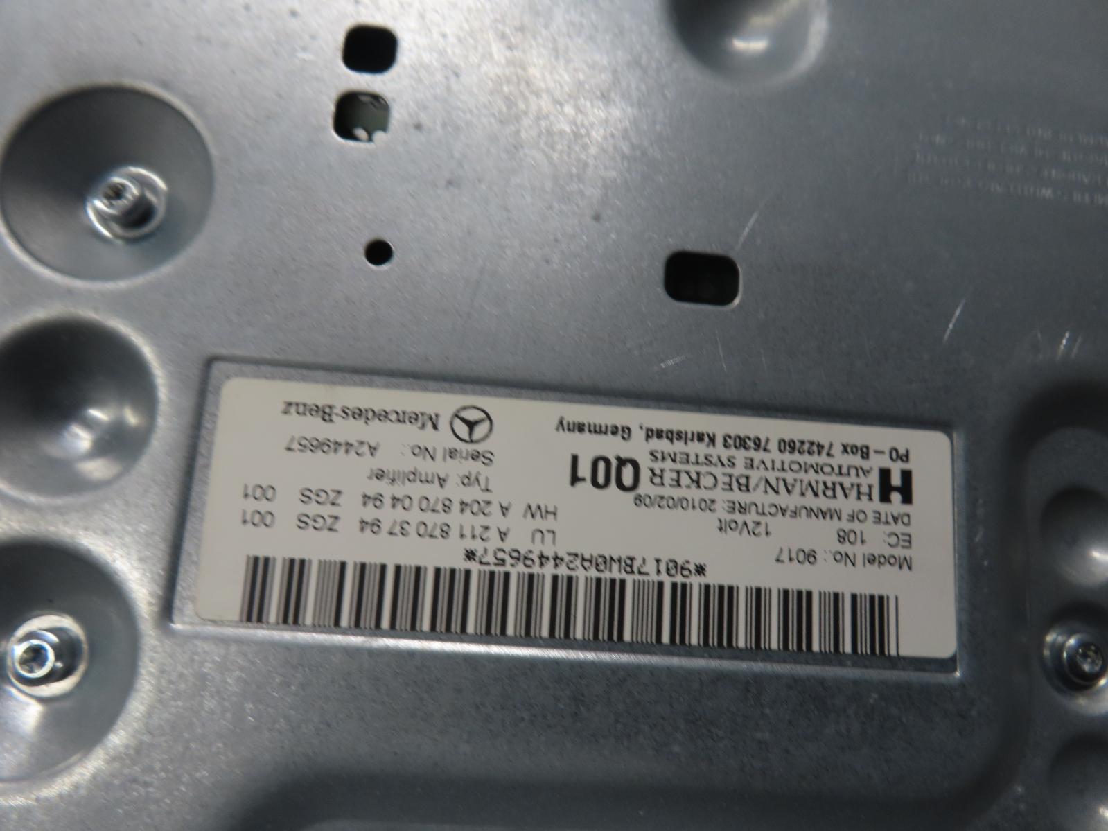 View Auto part Radio/Cd/Dvd/Sat/Tv Mercedes Cls Class 2010
