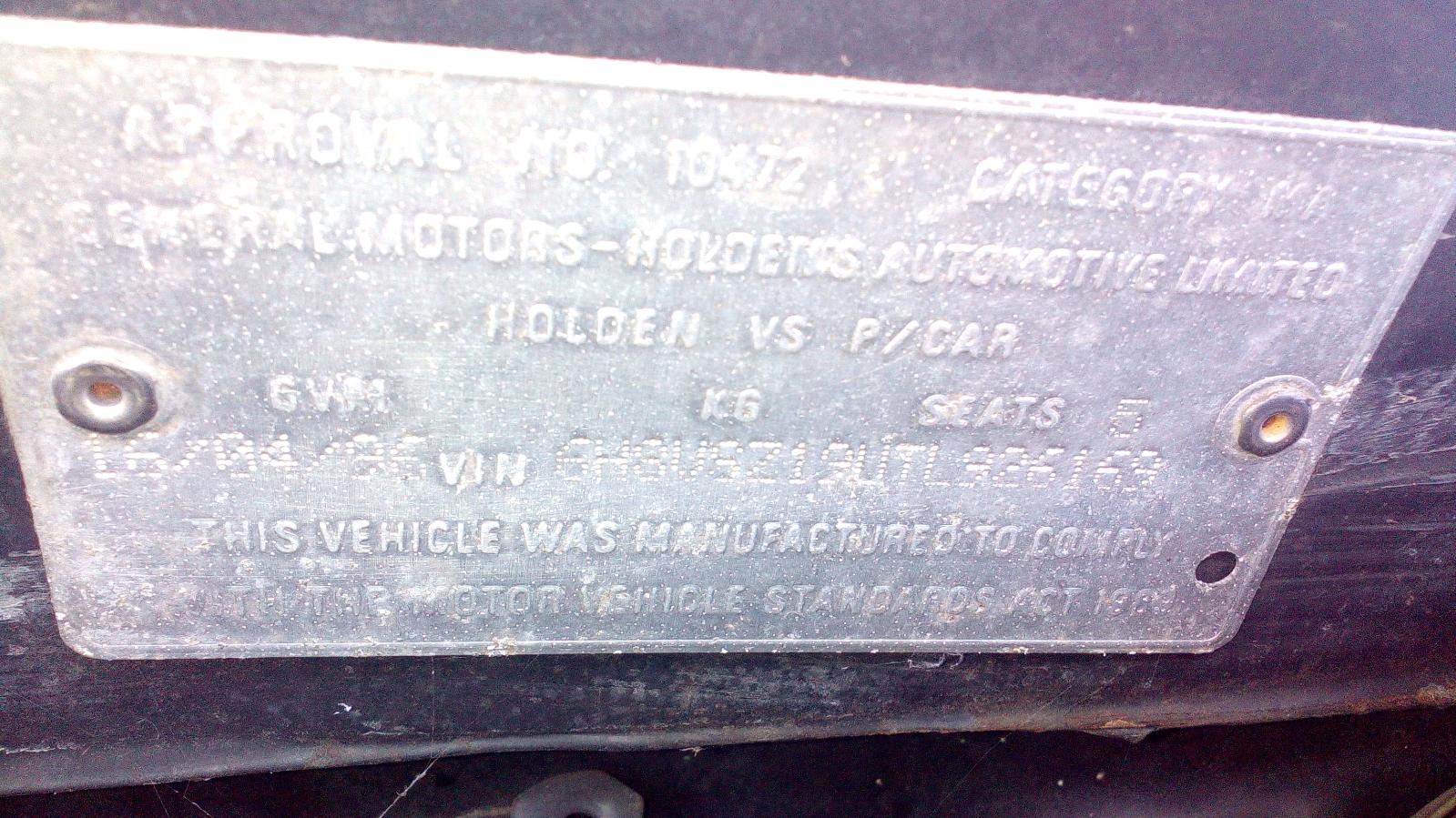 1996 Holden Statesman/caprice Right Indicator/Fog/Side View Auto part Right Indicator/Fog/Side Holden Statesman/caprice 1996