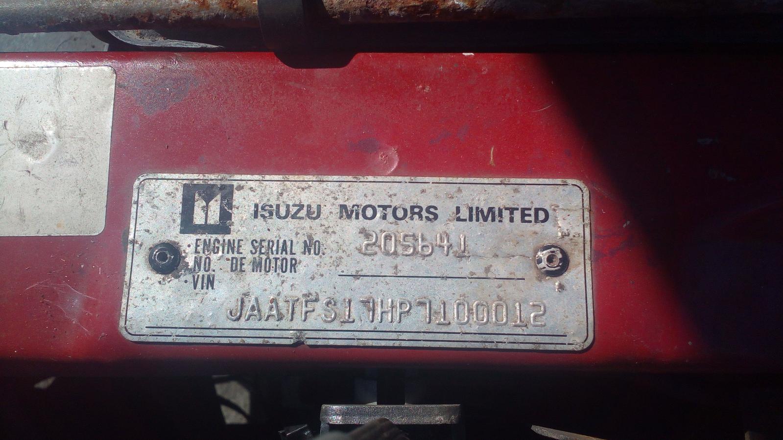View Auto part Trans/Gearbox Holden Rodeo 1993