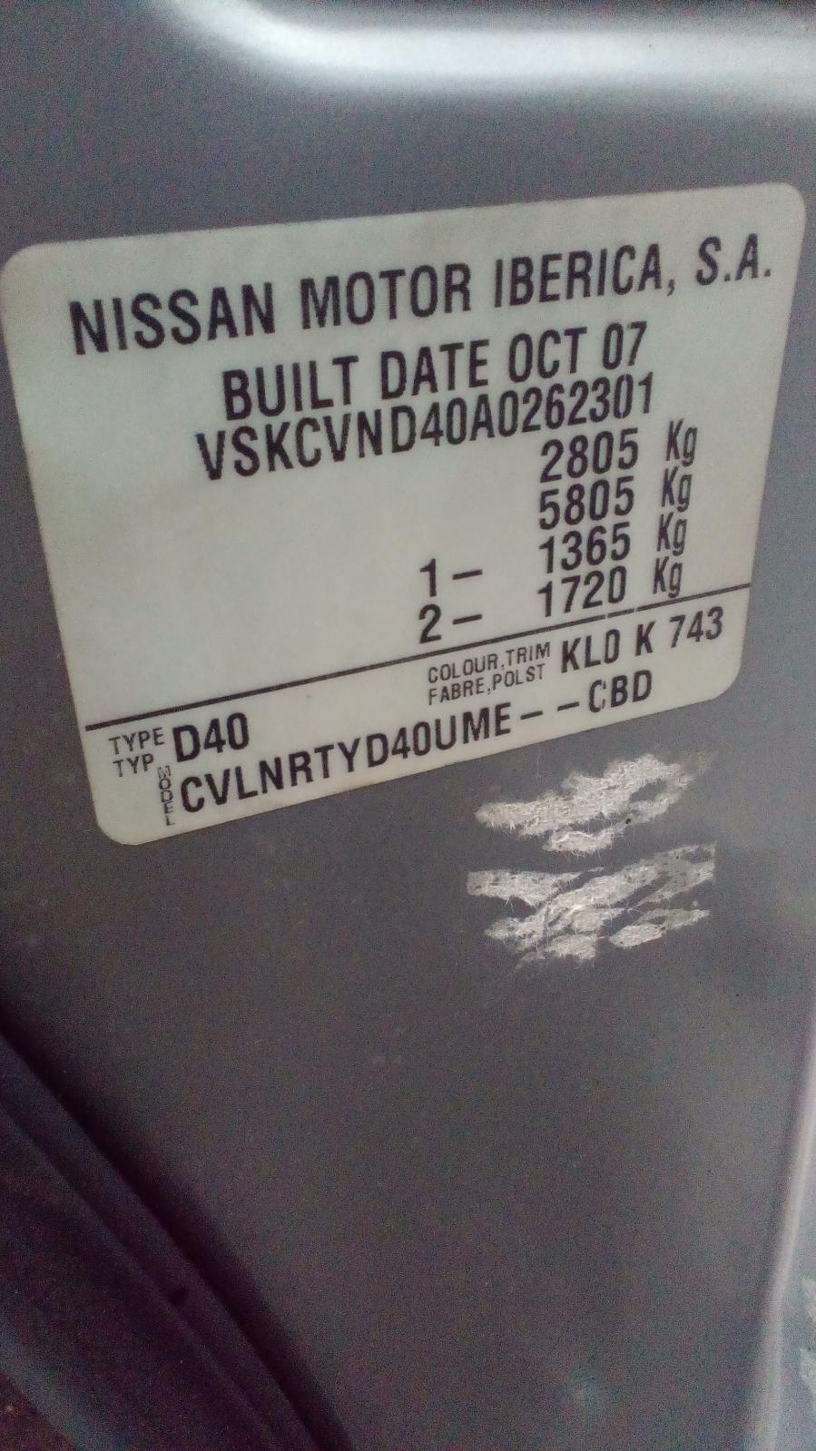 2008 Nissan Navara Instrument Cluster View Auto part Instrument Cluster Nissan Navara 2008