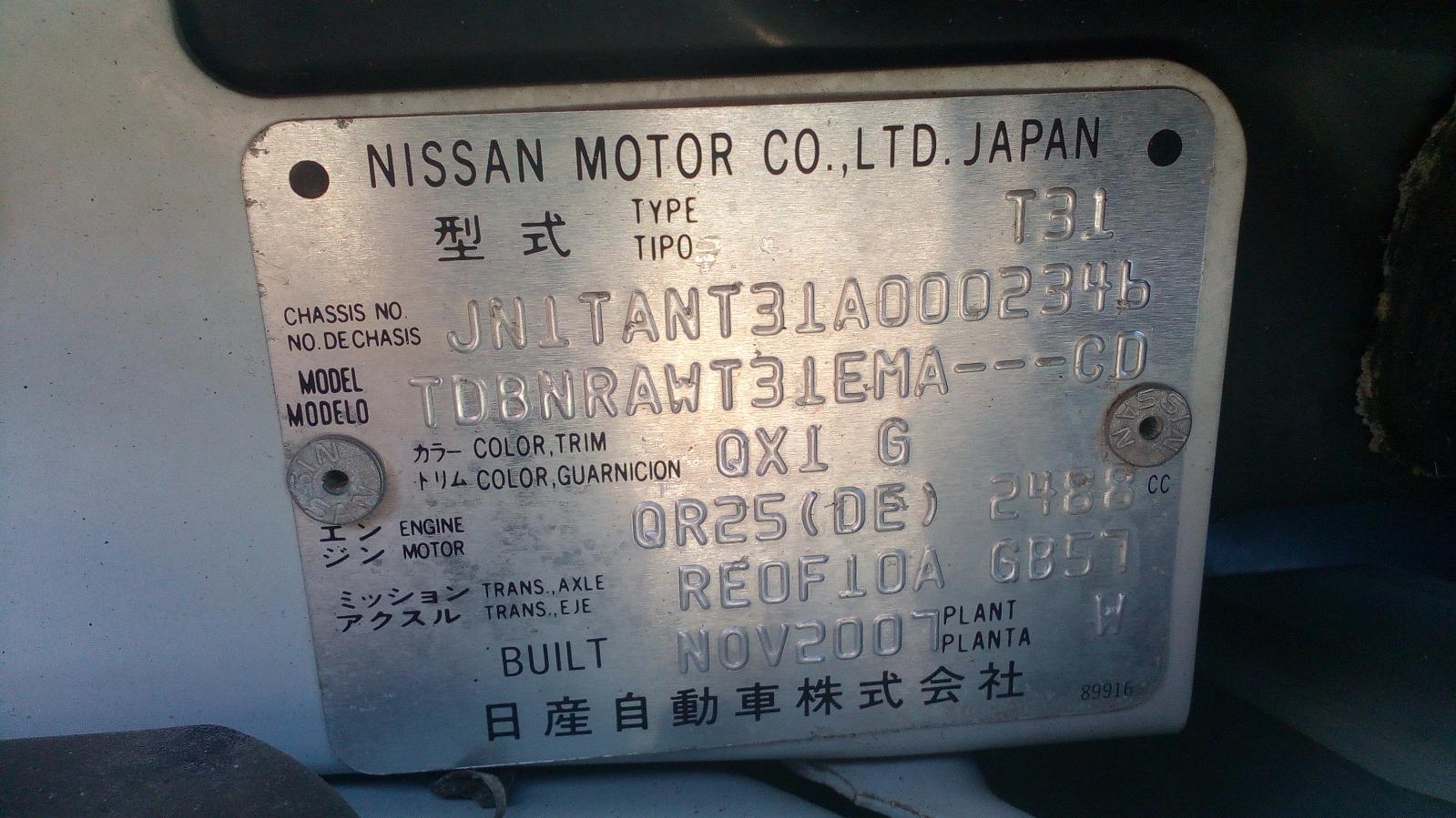 View Auto part Oil Pan/Sump Nissan Xtrail 2007