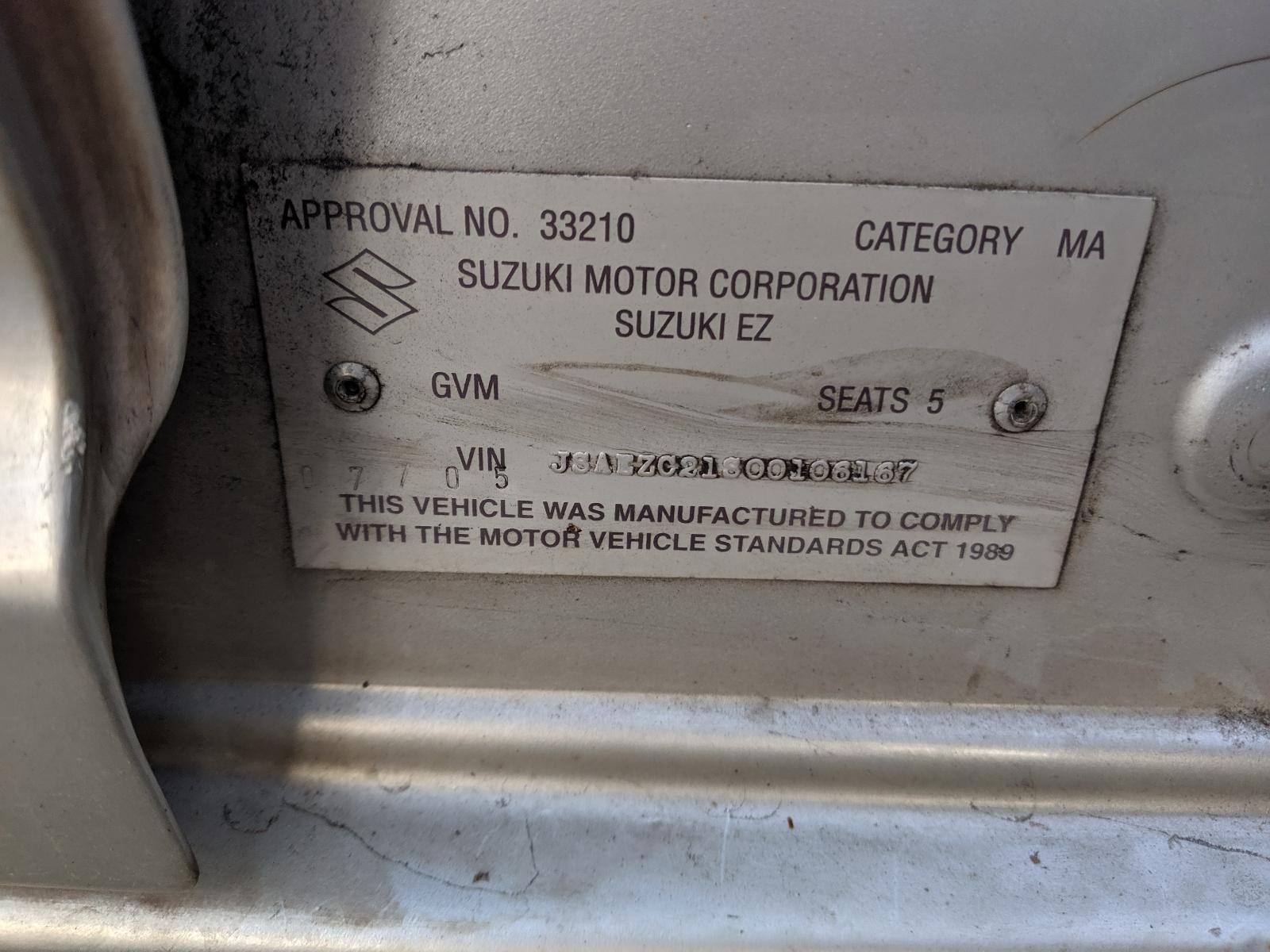 2005 Suzuki Swift Ignition W/ Key View Auto part Ignition W/ Key Suzuki Swift 2005