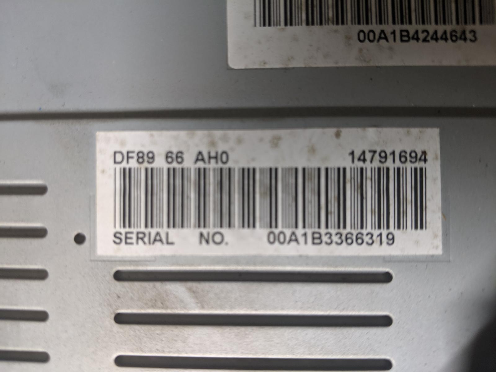 View Auto part Radio/Cd/Dvd/Sat/Tv Mazda 2 2010