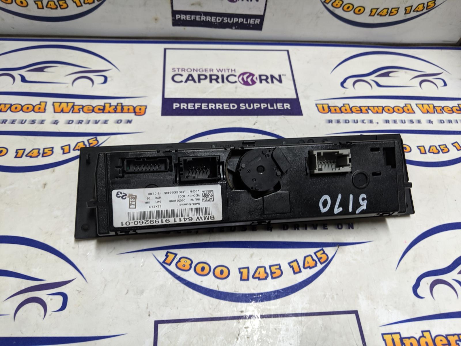 View Auto part Heater/Ac Controls Bmw 1 Series 2009