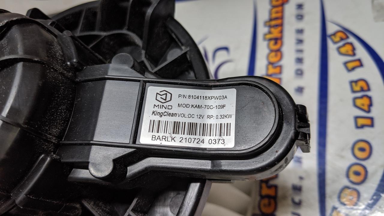 View Auto part Heater Fan Motor Great Wall Cannon Ute 2022
