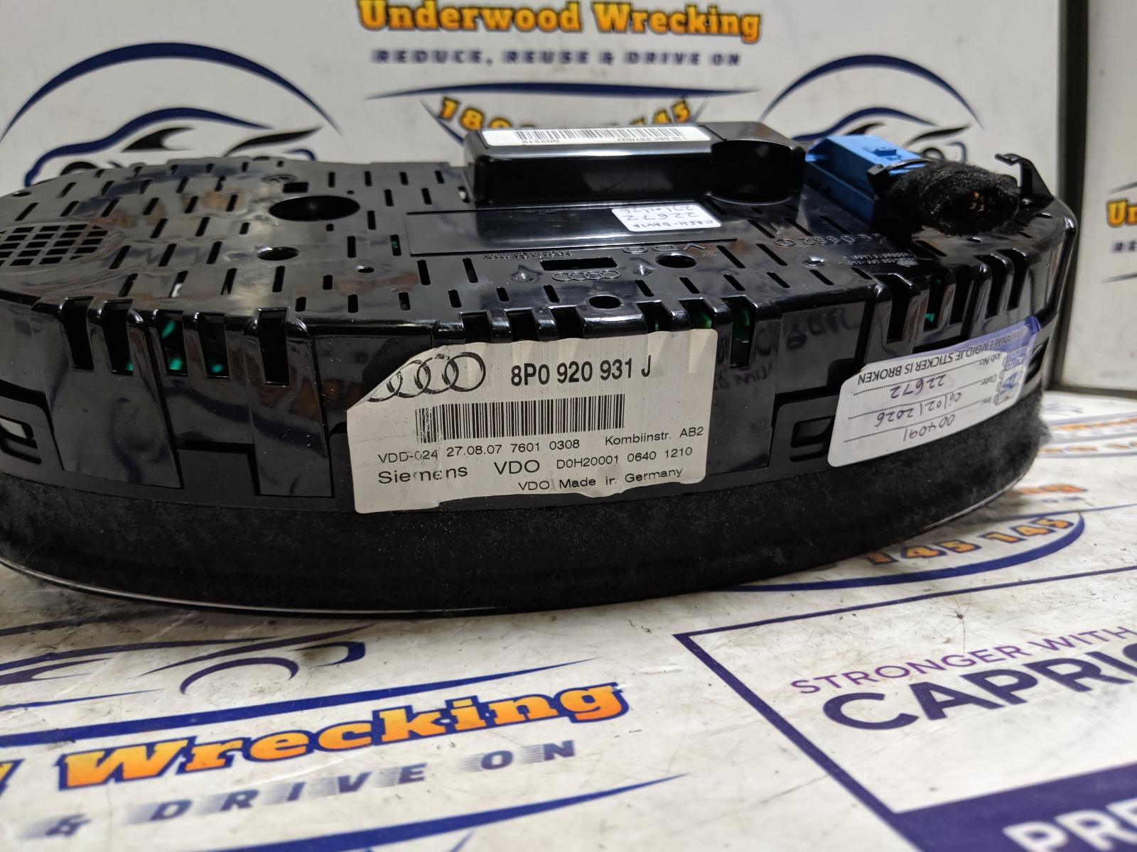 View Auto part Instrument Cluster Audi A3 2008